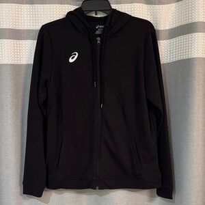 Asics Black Hoodie Sweatshirt